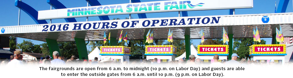 Hours | Minnesota State Fair