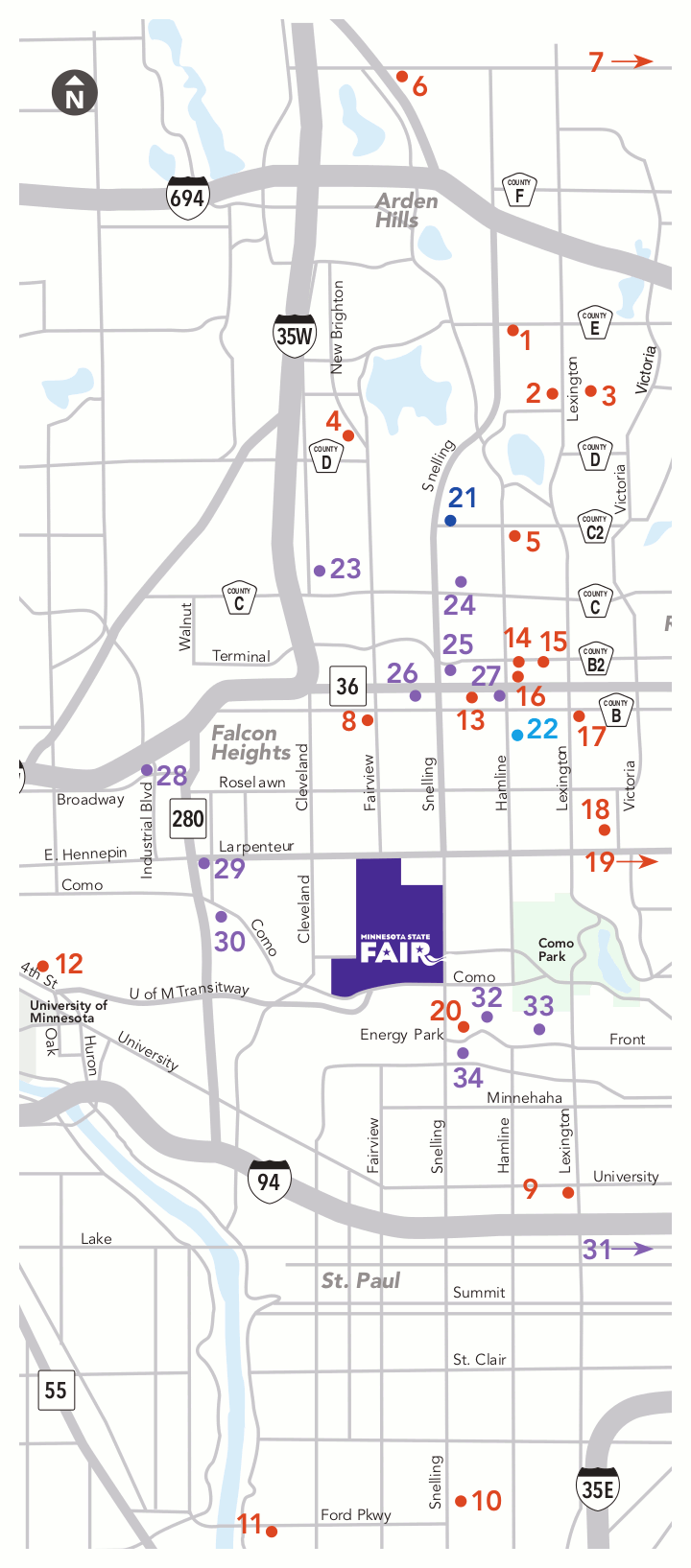 Free Park & Ride Minnesota State Fair