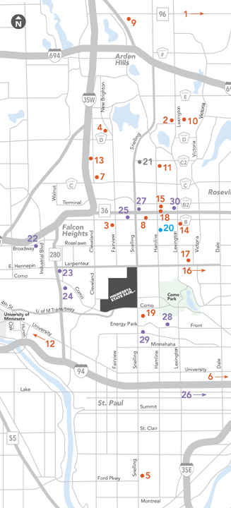 2024 Park and Ride locations