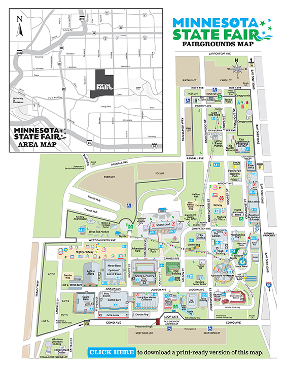Map Wisconsin State Fair Park - London Top Attractions Map