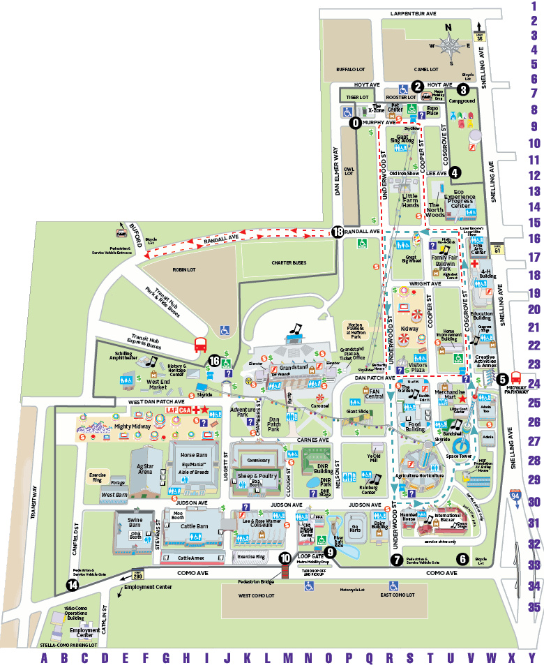 Fairgrounds Interactive Map